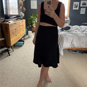 Aritzia fit and flare skirt